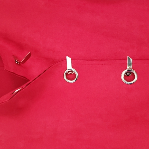 Feratelli Faux Suede Red Jacket - Picture 2 of 7